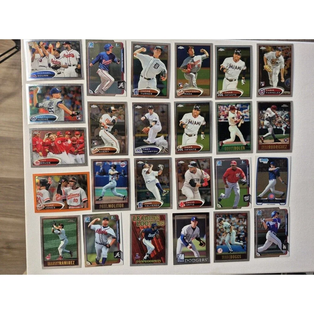 Lot of 20+ Modern 2000s-2010s Baseball Cards - Manny Ramirez, David Ortiz, Paul